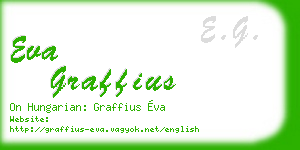 eva graffius business card